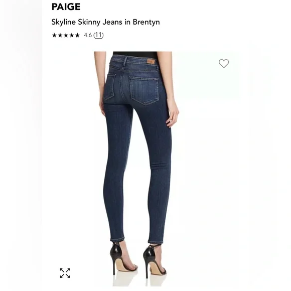 Paige Skyline Skinny Jeans - Size 27 - Picture 2 of 15